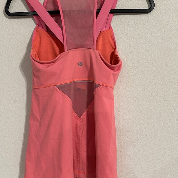 Lululemon in the city tank, melon and pink sz 4 - Picture 5 of 5